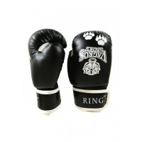 Перчатки боксерские VagroSport RING RS510, 10 унций, черный