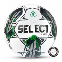 Футзальный  мяч Select Futsal Planet v22 FIFA Basic, бел-зелен , арт.1033460004