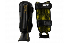 Защита голени на липучках (Черная - L/XL) UFC