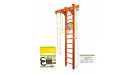Шведская стенка Kampfer Wooden Ladder Ceiling Basketball Shield (№4 Вишневый Высота 3 м)