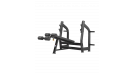 Скамья для жима с отрицательным наклоном BRONZE GYM H-024 (черный)