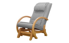 Массажное кресло-качалка EGO TWIST EG-2004 SHIMO Серый (Рогожка)