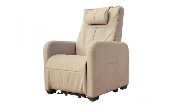 Кресло реклайнер с подъемом FUJIMO SYNERGY LIFT WIDE LOUNGER F3005 FLWL Ваниль (Sakura 4)