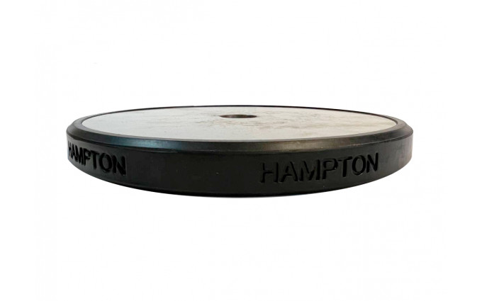 Диск 5 кг хромированный с резиновым кантом Hampton